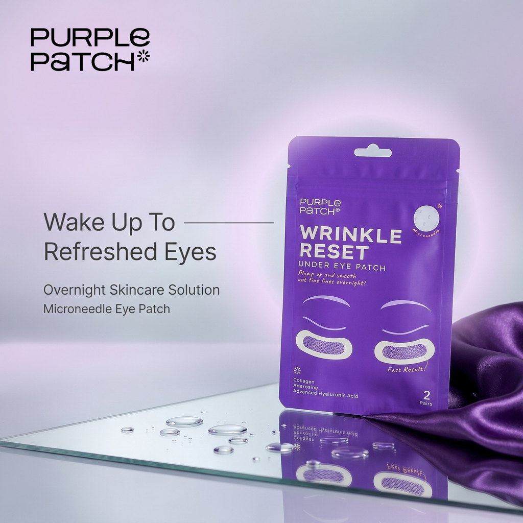 Purple Patch Wrinkle Reset Microneedle Eye Patch